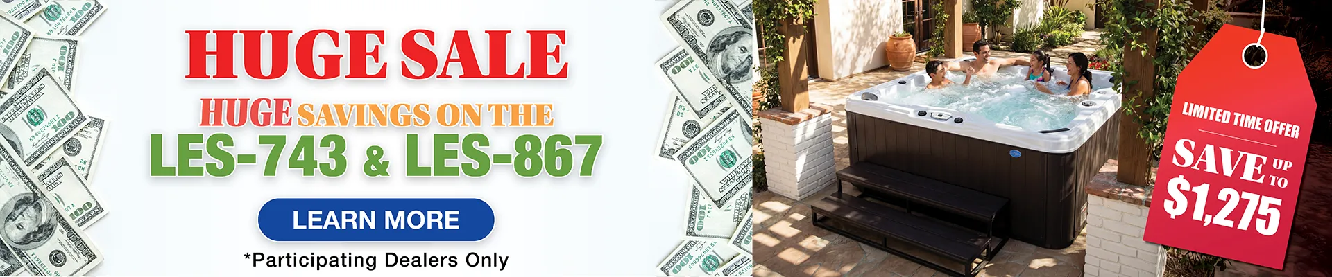 Calspas hot tub being used in a family setting - Daytona Beach